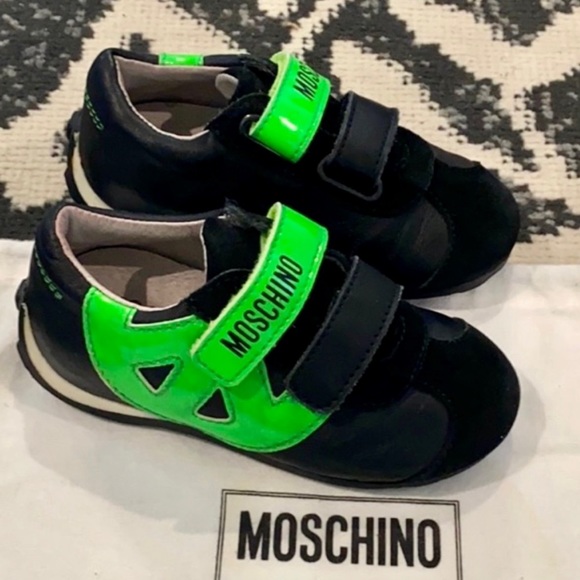 Moschino Other - Authentic Moschino designer baby boy sneakers sz 6